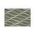 Tapis d&eacute;coratif motif vagues (vert)