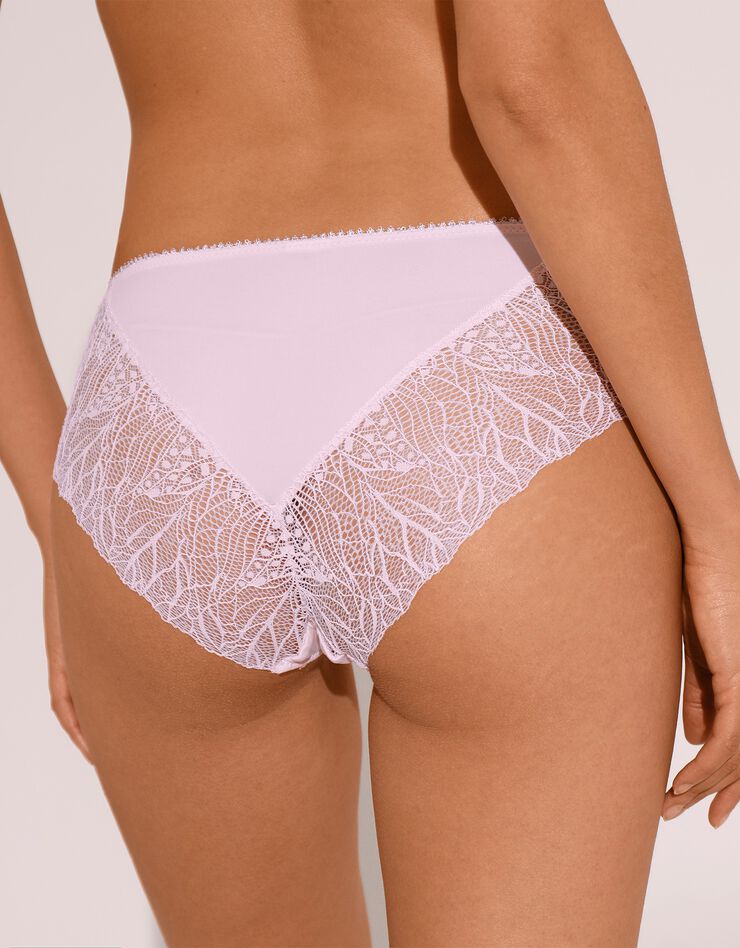 Culotte forme midi microfibre et dentelle stretch Mogo - Lot de 2 (poudre) Culotte forme midi microfibre et dentelle stretch Mogo - Lot de 2 (poudre)
