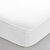 Prot&egrave;ge-matelas absorbant molleton coton recycl&eacute; bonnets 29 cm (blanc)