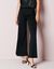 Pantalon large maille extensible (noir)