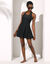 Robe de bain jupette boxer intégré Solaro (noir)