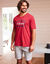 Pyjashort message (bordeaux / gris chiné)
