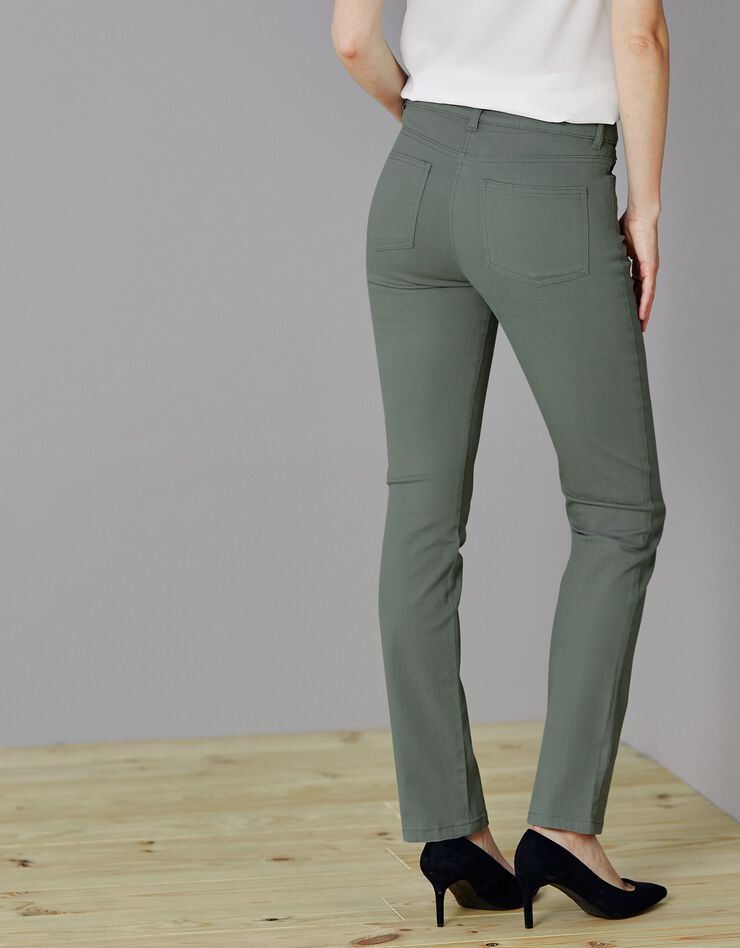 Pantalon droit gainant - grande stature entrej. 78 cm (kaki) Pantalon droit gainant - grande stature entrej. 78 cm (kaki)