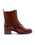 Boots zipp&eacute;es et  ac&eacute;es (marron)