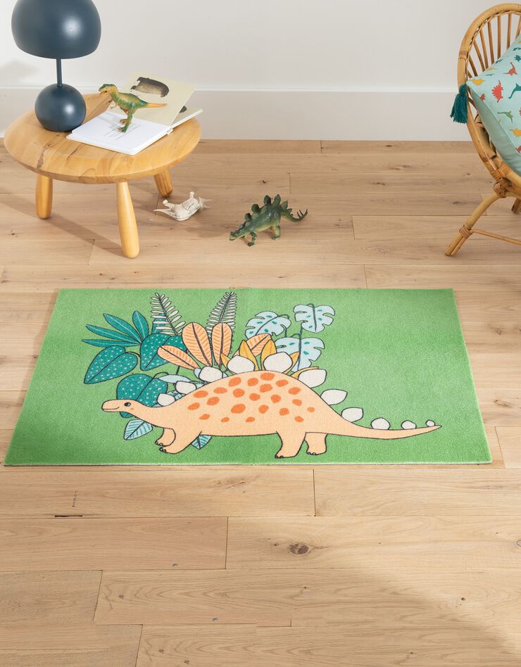 Tapis dinosaure antidérapant (vert)