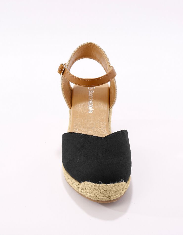 Sandales espadrilles compensées - noir (noir) Sandales espadrilles compensées - noir (noir)