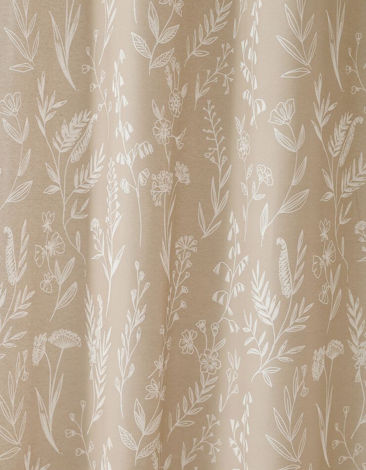 Rideau imprimé bucolique Alessia (beige)