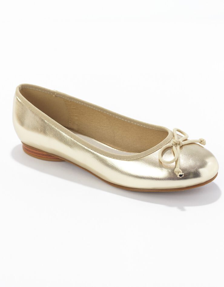 Ballerines plates (doré)