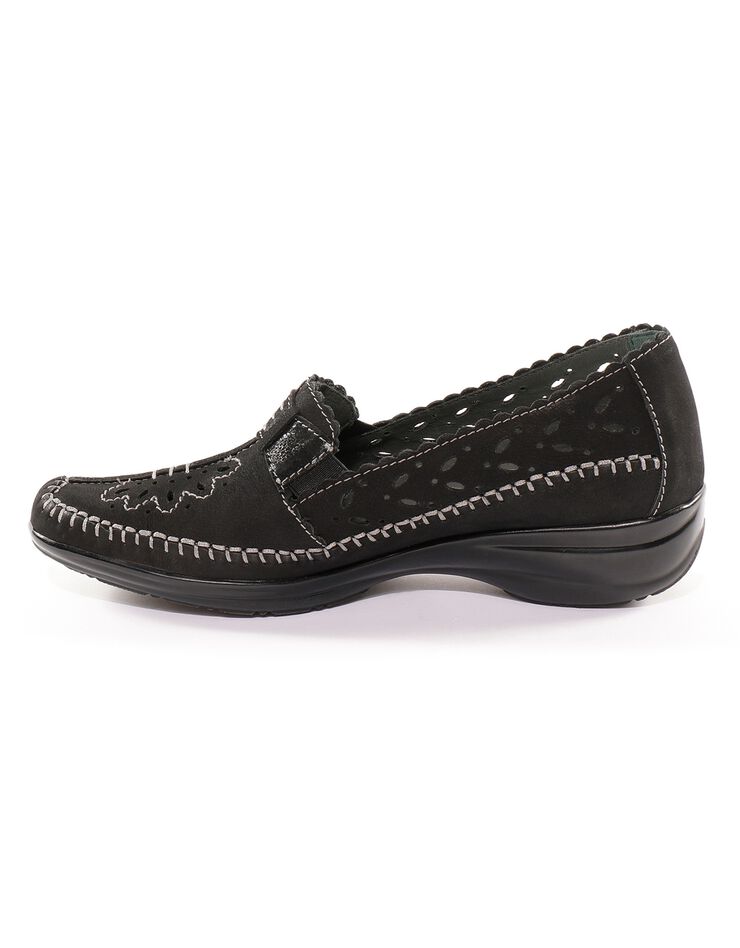 Mocassins cuir ultra-souple (noir) Mocassins cuir ultra-souple (noir)