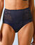 Culotte microfibre forme maxi taille haute "Osilio" - lot de 2 (marine)