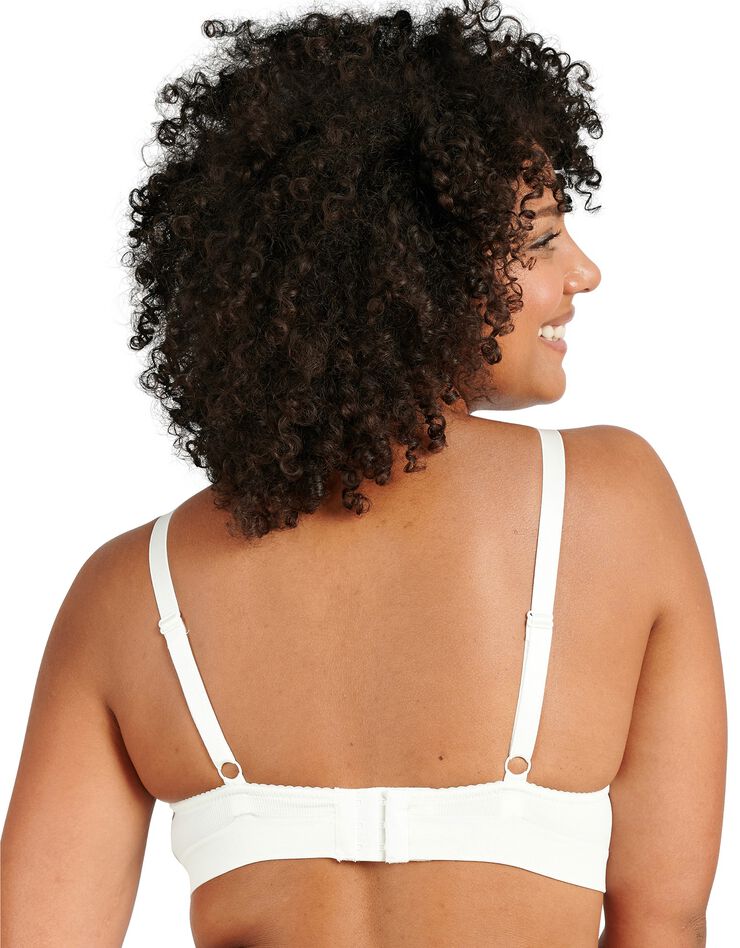 Soutien-gorge "Agathe" en microfibre et dentelle unies - sans armatures (ivoire) Soutien-gorge "Agathe" en microfibre et dentelle unies - sans armatures (ivoire)