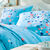 Linge de lit Pétillant coton (lagon)