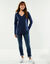 Pull col V, toucher doux (marine)
