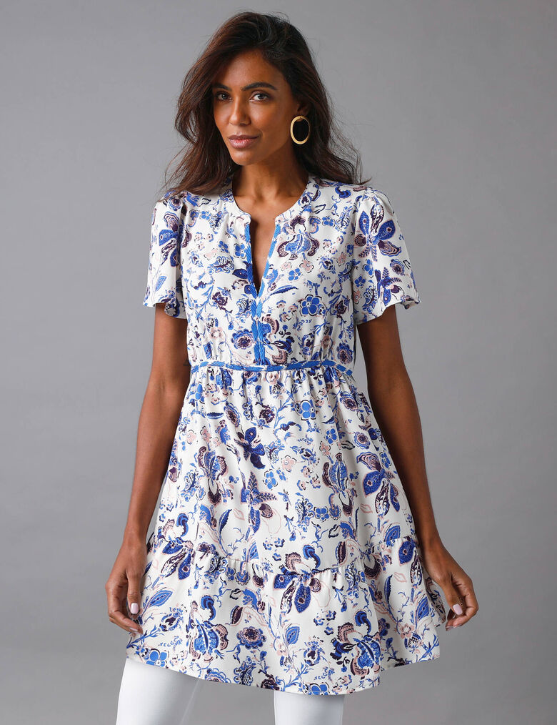 Gaya: blouse voile imprimé fleuri