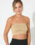 Brassière forme bandeau sans armatures - lot de 2 (noir + nude)