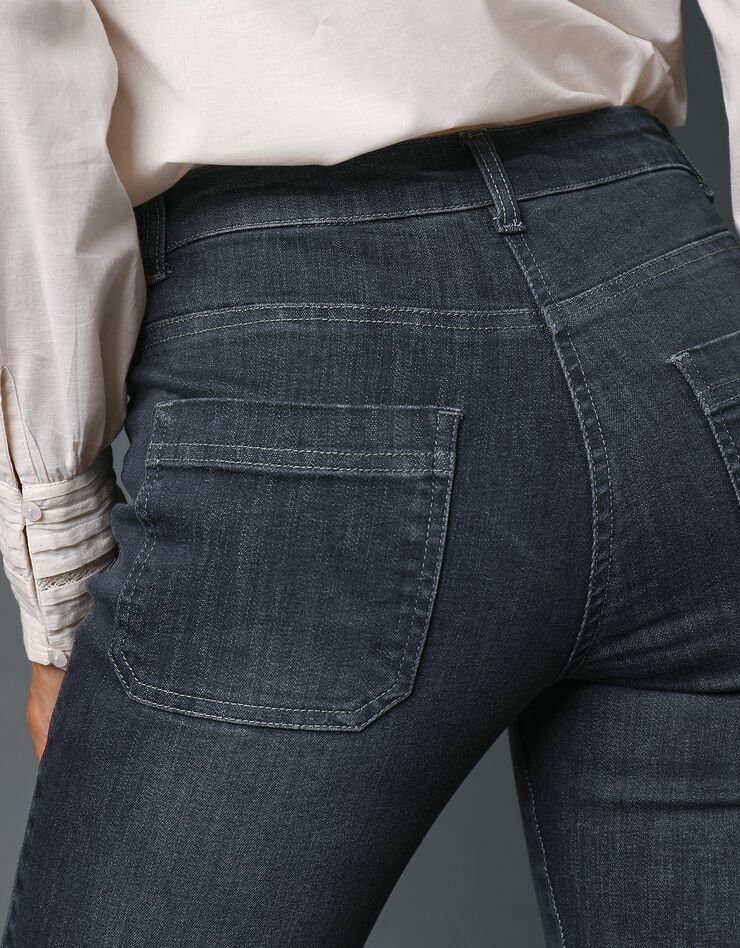 Jean bootcut poches plaquées (marine) Jean bootcut poches plaquées (marine)