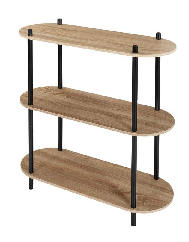 Etagère ovale NEODE - 3 niveaux (naturel)