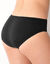 Culotte brodée forme midi coton uni Olbia - lot de 2 (noir)