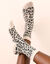 Chaussettes motifs léopard assortis - lot de 4 paires (gris / beige)