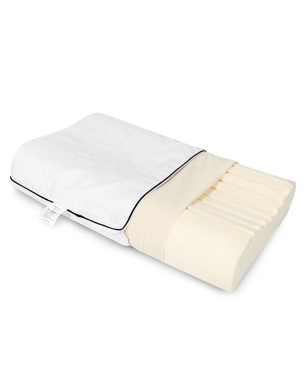 Taie oreiller pour oreiller ergonomique (blanc)