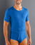 T-shirt sous-vêtement homme col rond - lot de 3 (bleu)