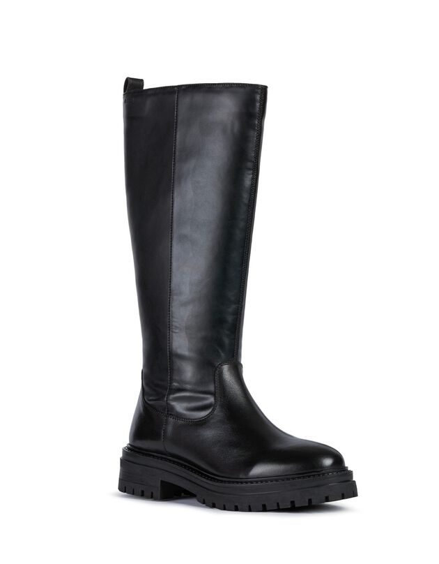 Bottes Iridea dessus cuir - largeur confort (noir)