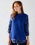 Pull sans manches, maille anglaise fantaisie (bleu dur)