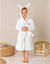 Peignoir de bain enfant Lapin personnalis&eacute; &agrave; capuche - &eacute;ponge 340g/m&sup2; (blanc)
