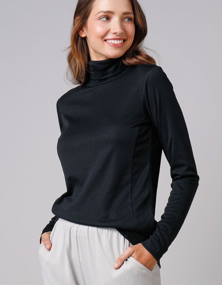 Sous pull thermique - col roulé (noir) Sous pull thermique - col roulé (noir)