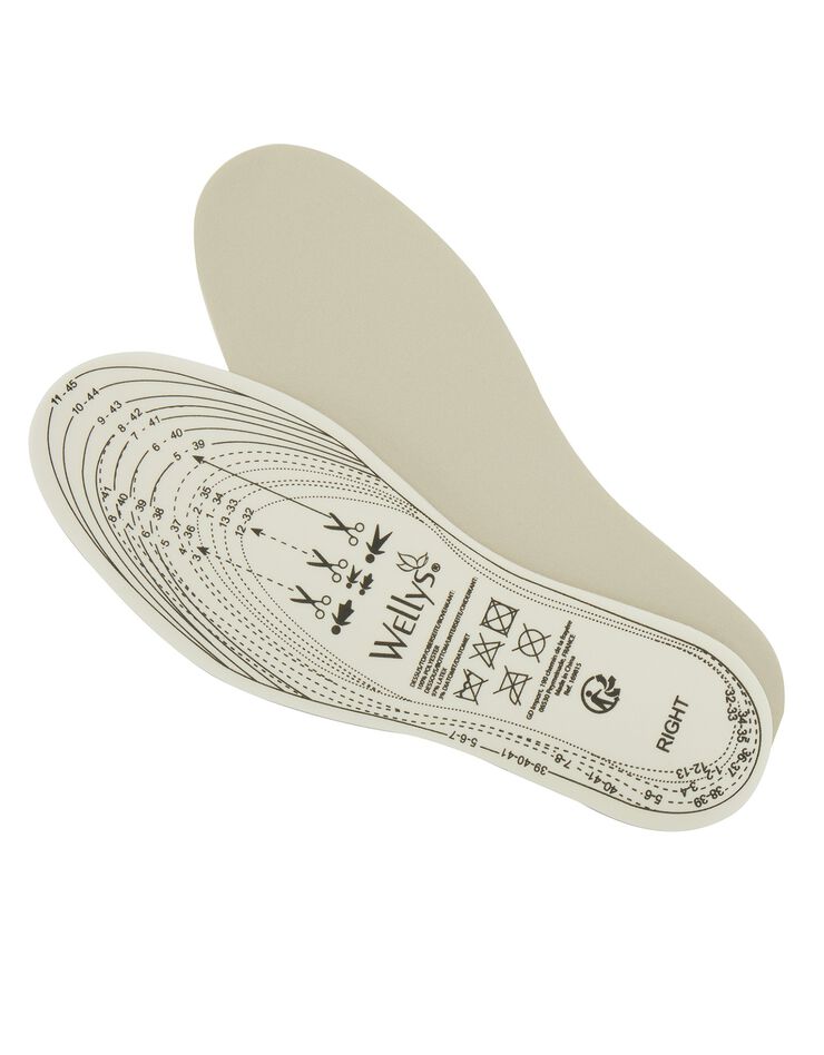 Semelles diatomite anti-humidité - la paire (beige)
