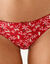 Slip coton imprimé motifs "panthère" assortis – Lot de 4 (rouge)
