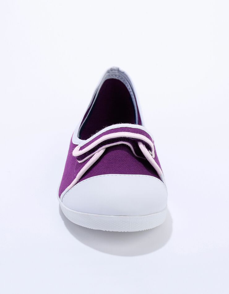 Ballerines toile (violet / blanc) Ballerines toile (violet / blanc)