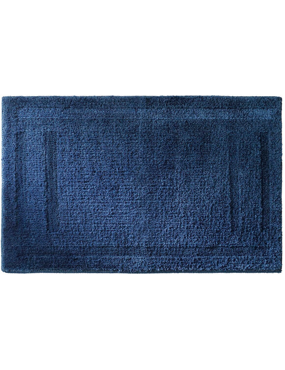 Tapis de bain qualité hôtelière 2100 g/m² (bleu)