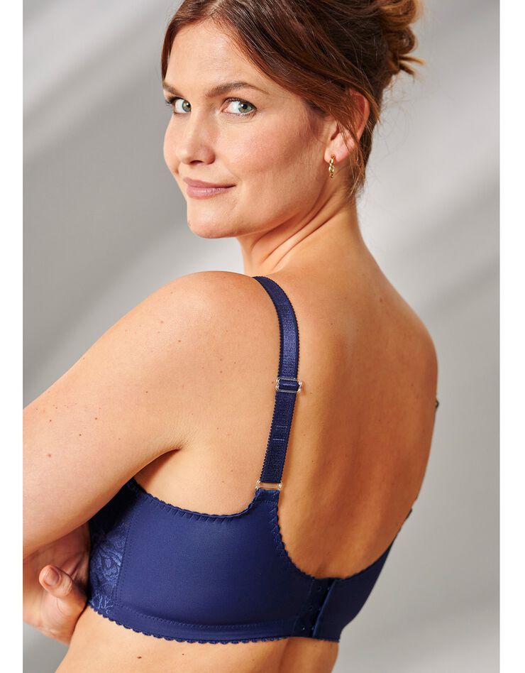Soutien-gorge dentelle spécial maintien avec armatures (marine) Soutien-gorge dentelle spécial maintien avec armatures (marine)