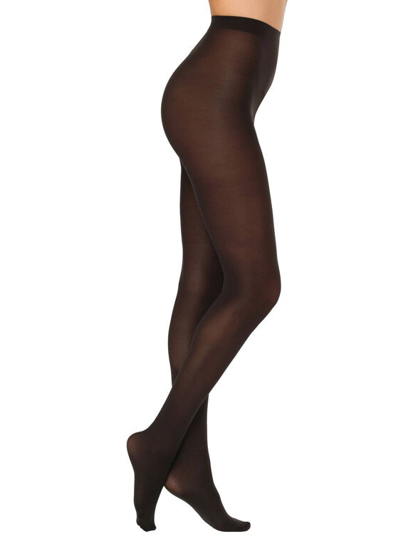 Collant opaque - lot de 2 paires (chocolat)
