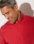Sweat molleton col camionneur zippé (corail grisé)