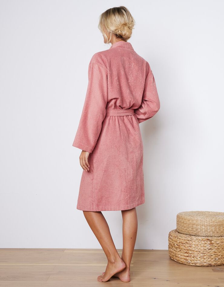 Peignoir mixte adute éponge bouclette 1er prix (bois de rose) Peignoir mixte adute éponge bouclette 1er prix (bois de rose)