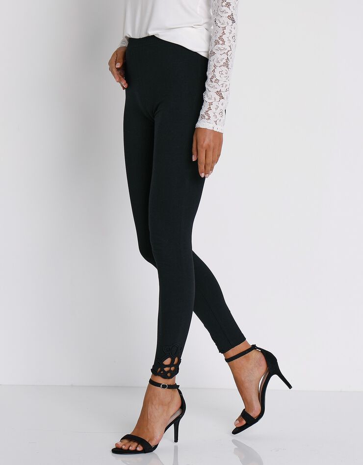 Legging base macramé (noir) Legging base macramé (noir)