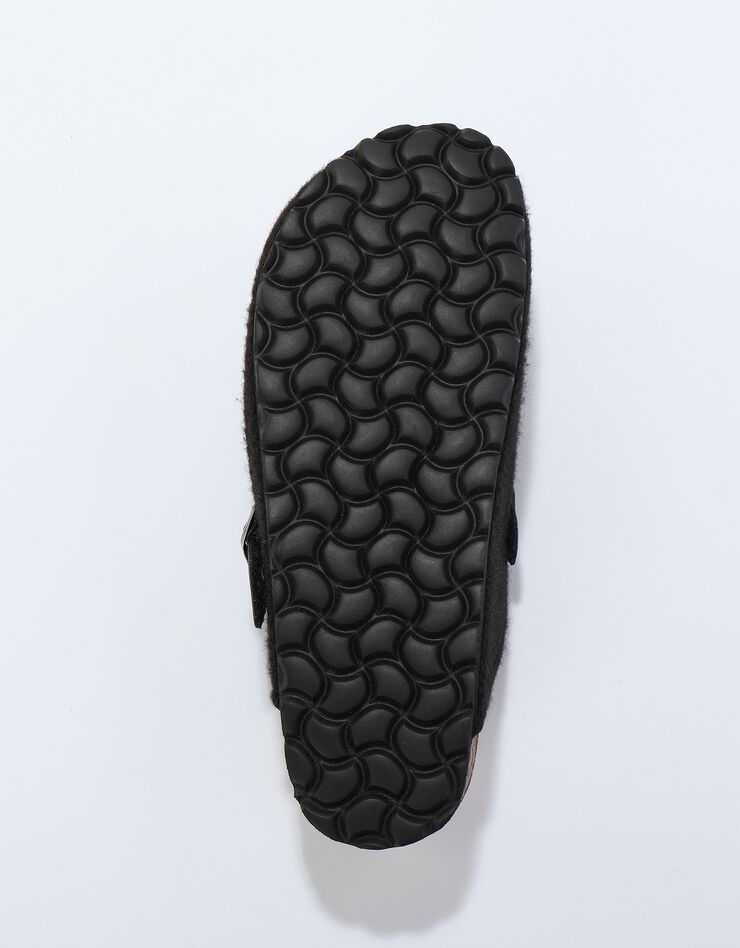 Mules sabot feutrine à boucle (anthracite) Mules sabot feutrine à boucle (anthracite)
