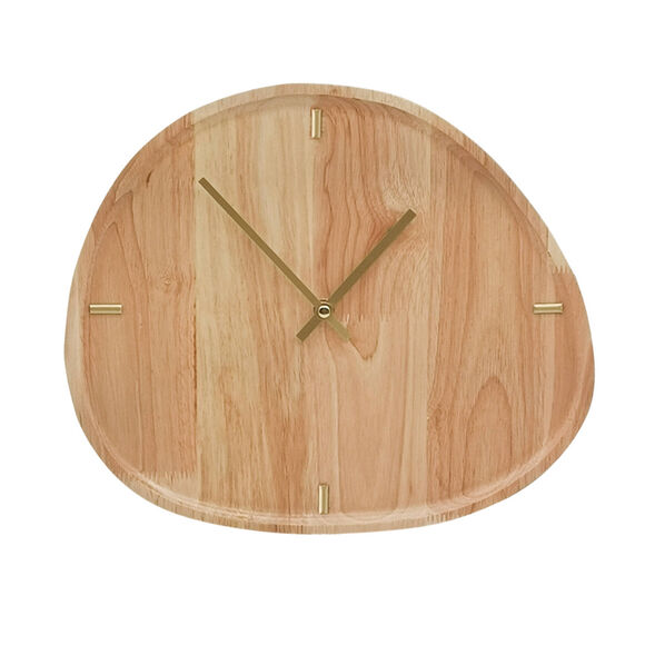 Horloge en bois (naturel)