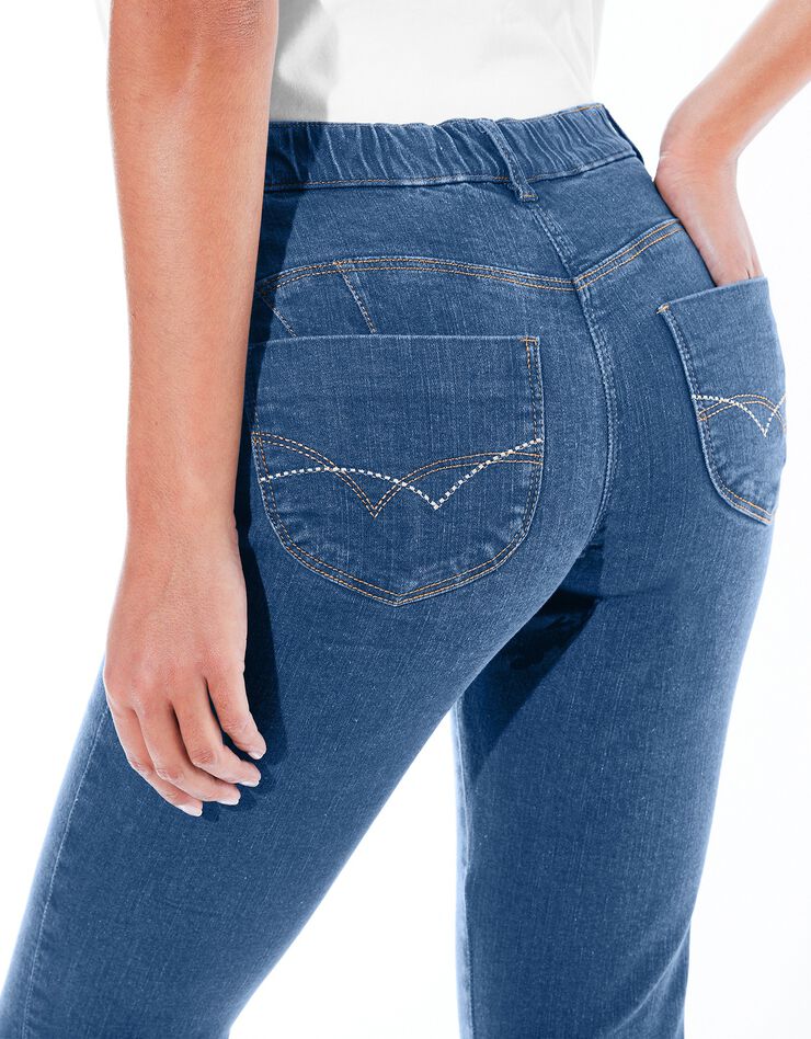 Jean effet push-up coupe fuselée - grande stature (stone) Jean effet push-up coupe fuselée - grande stature (stone)