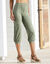Pantacourt forme boule, uni (kaki)