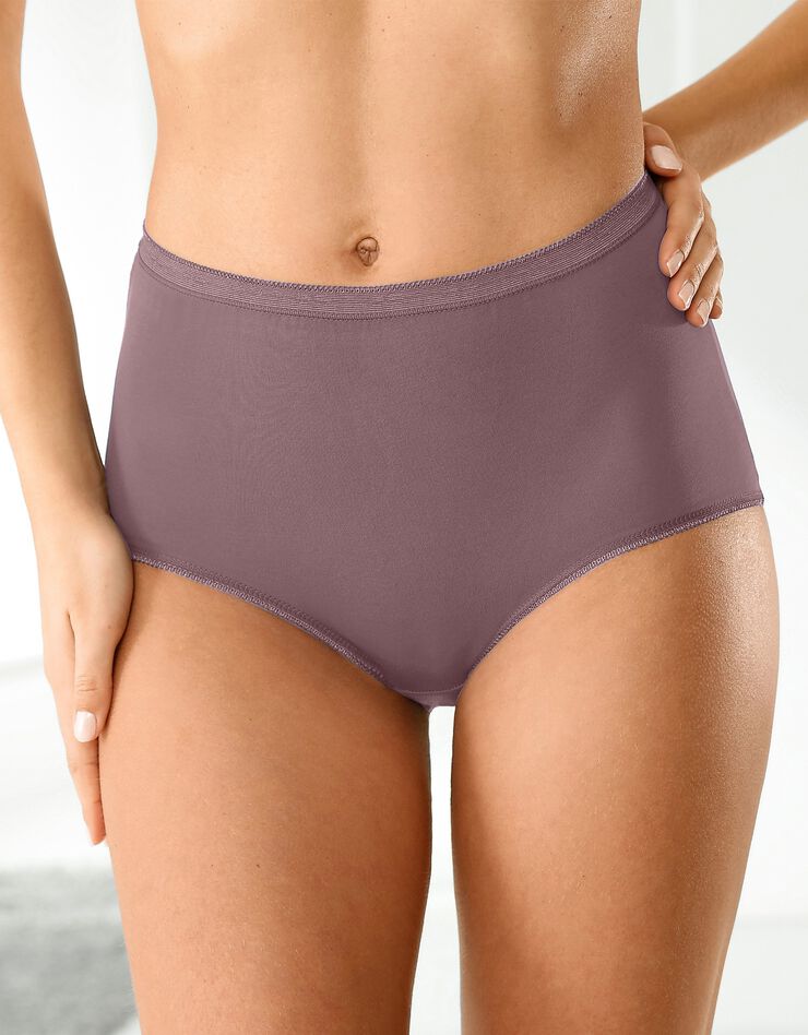 Culotte super maxi basique - lot de 3 (corail + bleu + mauve) Culotte super maxi basique - lot de 3 (corail + bleu + mauve)