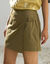Jupe-short effet portefeuille (kaki)