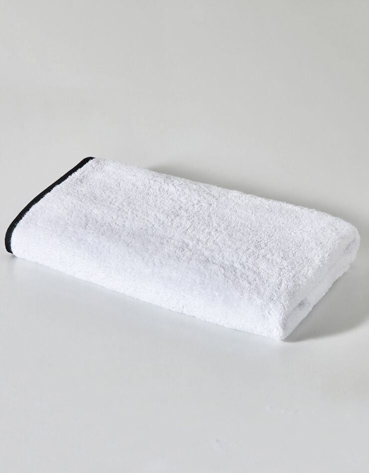 Eponge unie 540g/m2 confort luxe, collection "Intemporelle" (blanc)