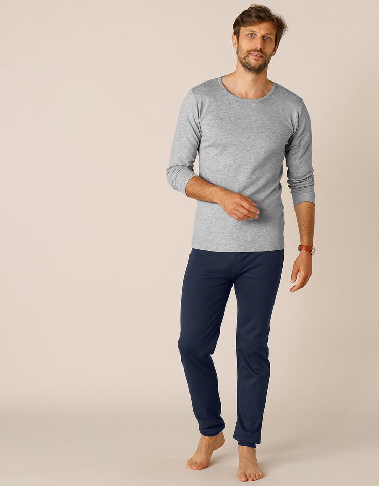 Caleçon long Thermoperle® coton - lot de 2 (marine) Caleçon long Thermoperle® coton - lot de 2 (marine)