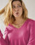 Pull col V (rose fuchsia)