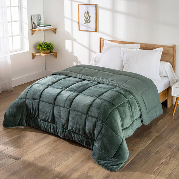 Couette synth&eacute;tique double face 600 g/m&sup2; (eucalyptus)