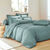 Linge de lit uni polyester-coton Colombine (céladon)