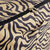 Housse de rangement zipp&eacute;e taille M imprim&eacute; z&egrave;bre (noir/gr&egrave;ge)